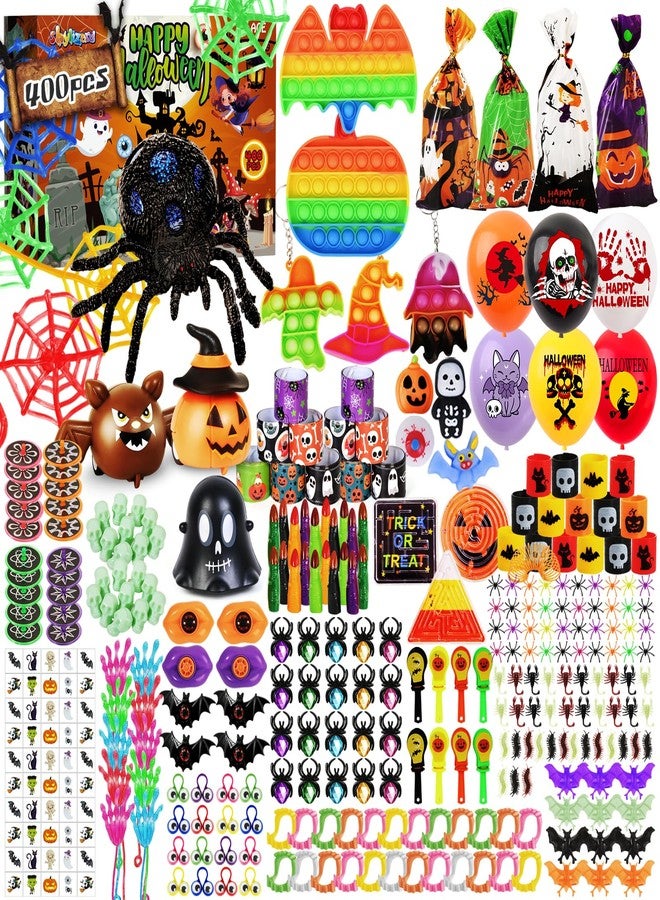 ShyLizard Halloween Party Favors for Kids, 400Pcs Bulk Halloween Toys for Trick or Treat, Goodie Bags Stuffers, Classroom Carnival Prizes, Halloween Gifts for Kids - Image 1